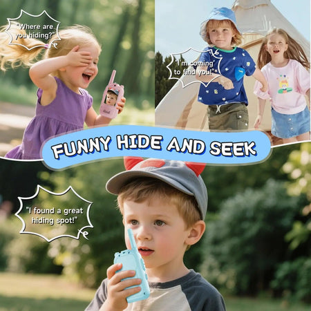 TalkiGo Mini Rechargeable Video Walkie Talkies for Kids (Pack Of 2)