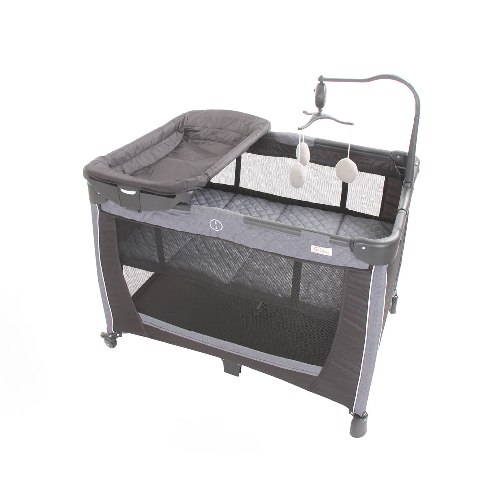 Tinnies Baby Playpen (Black) - T301 - 029