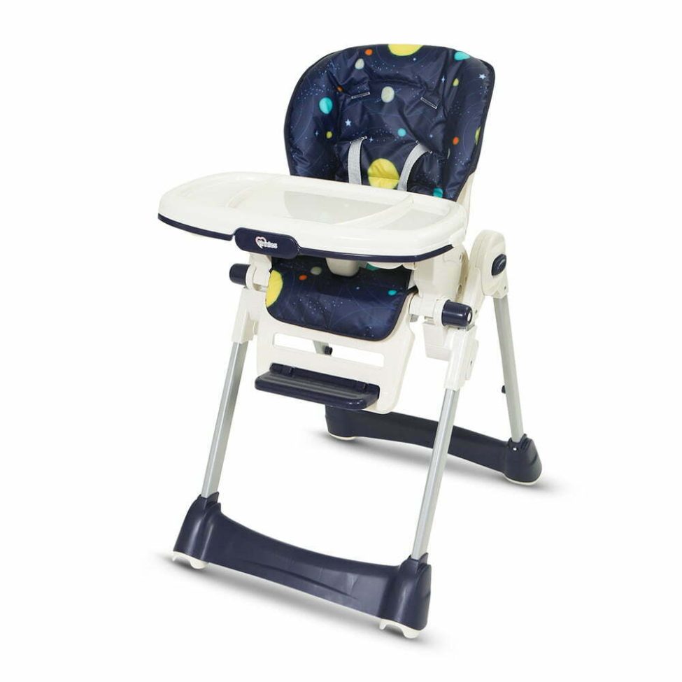 Tinnies Adjustable High Chair - Planet Blue - BG-89-064