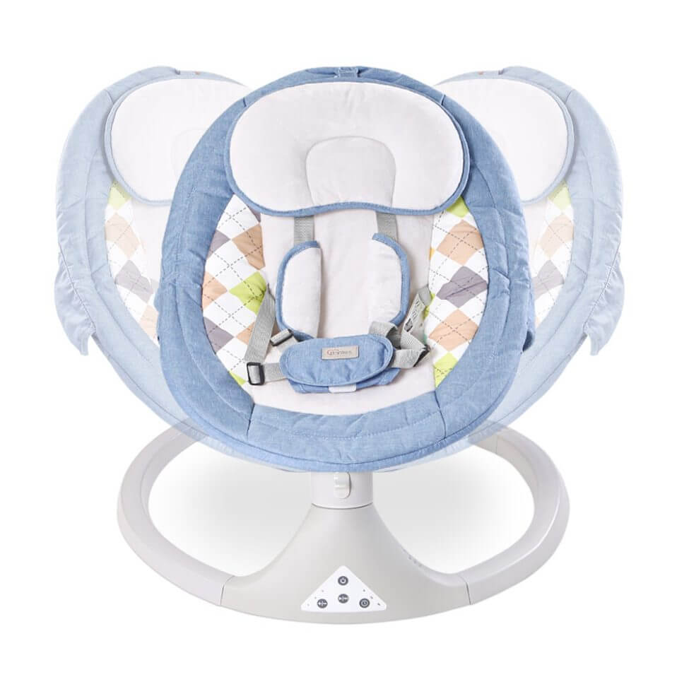 Tinnies Auto Baby Swing-Light Blue-T522