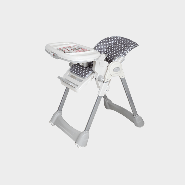 Tinnies Baby Adjustable High Chair (Grey) - BG-89-022