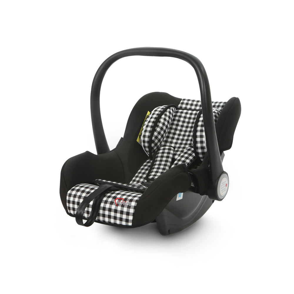 Tinnies Baby Carry Cot (Black Check) - T008-017