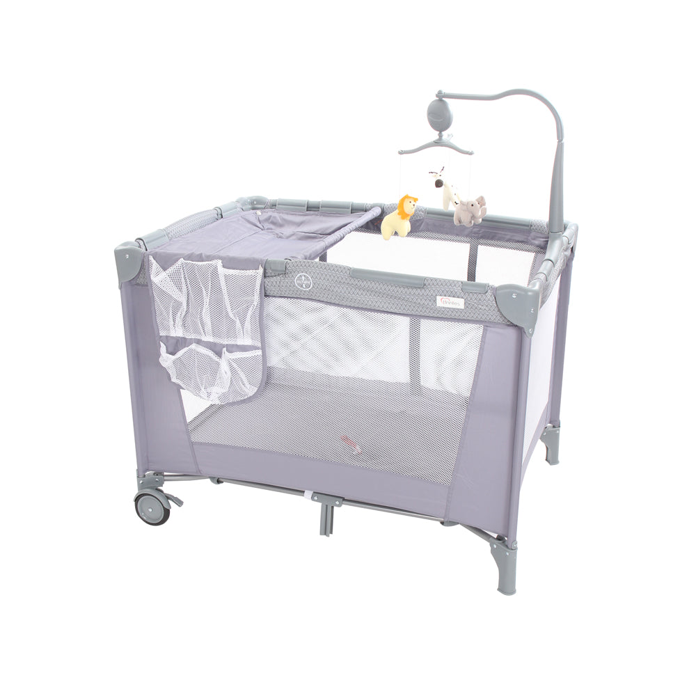 Tinnies Baby Playpen (Grey) - P614-022