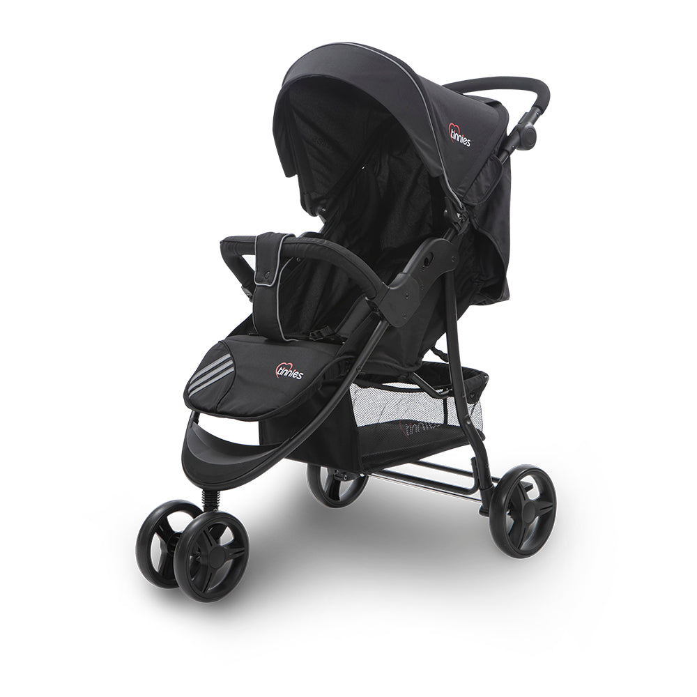 Tinnies Baby Stroller 3 Wheeler (Black) - E02-016