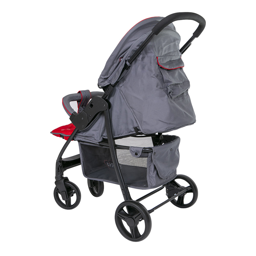 Tinnies Baby Stroller Diamond Pattern (Red) - E03-014