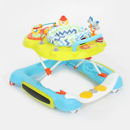 Tinnies Baby Walker 4 In 1 (Blue Yellow) - BG-2425