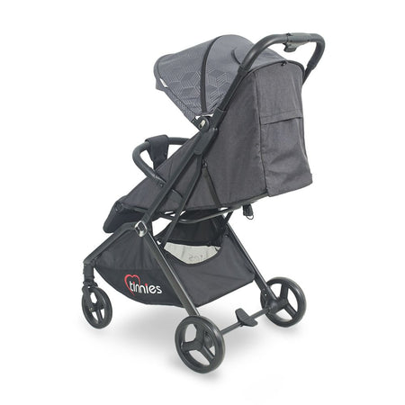 Tinnies Stroller Auto Folding-Grey-T105