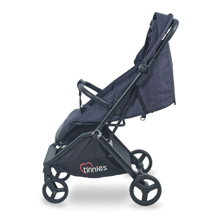Tinnies Stroller Auto Folding-Navy Blue-T105