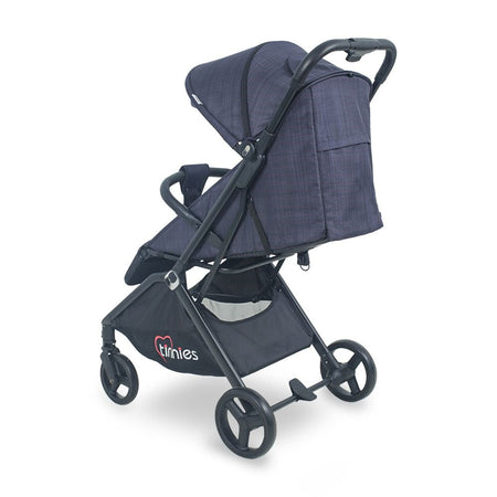 Tinnies Stroller Auto Folding-Navy Blue-T105