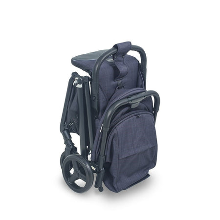 Tinnies Stroller Auto Folding-Navy Blue-T105
