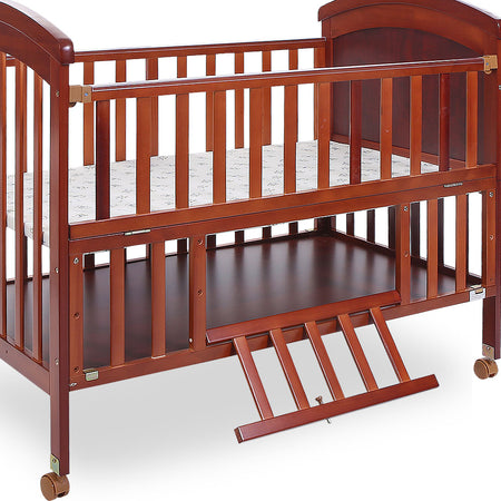 Tinnies Wooden Cot/Crib -Brown-T902-021