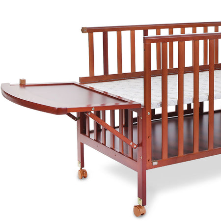 Tinnies Wooden Cot/Crib -Brown-T902-021