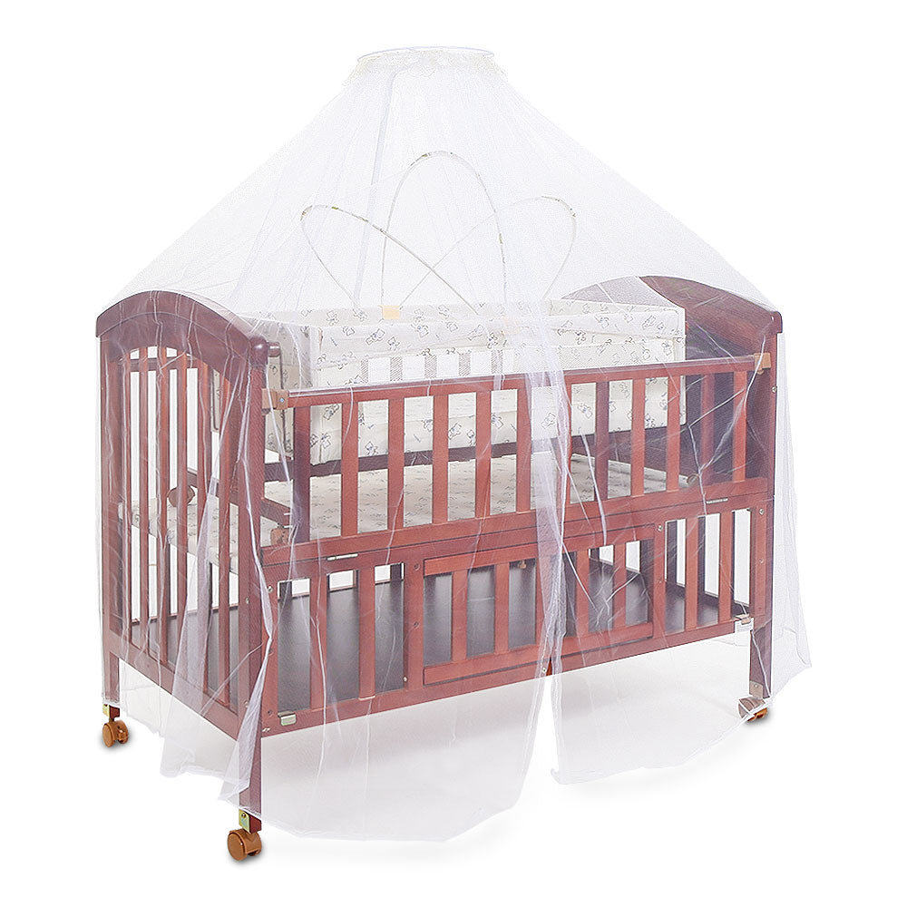 Tinnies Wooden Cot/Crib -Brown-T902-021