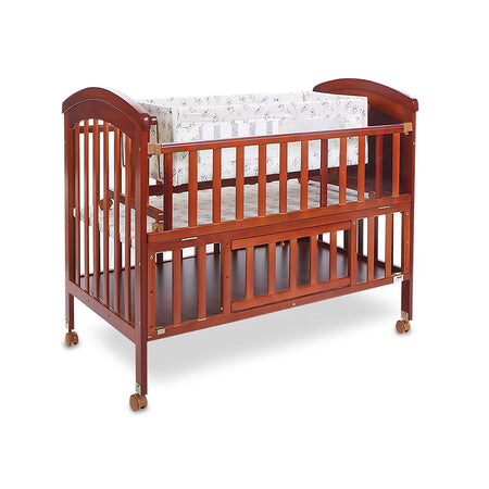 Tinnies Wooden Cot/Crib -Brown-T902-021