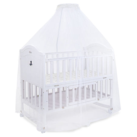 Tinnies Wooden Cot/Crib -White-T901-034