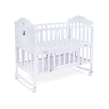 Tinnies Wooden Cot/Crib -White-T901-034
