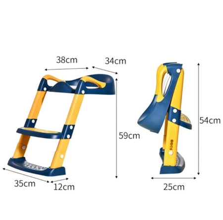 Toilet Ladder Potty Training Seat – Blue - L-003