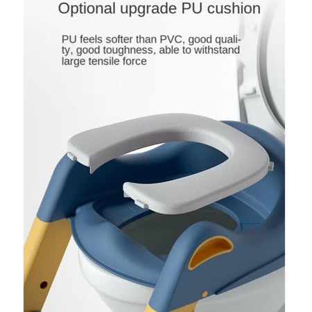 Toilet Ladder Potty Training Seat – Milky - L-003
