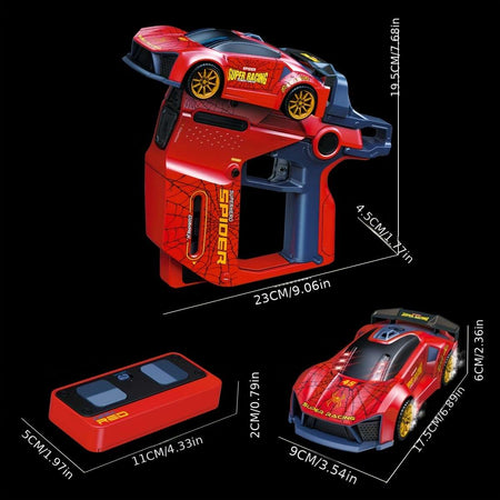 Toy Infrared Laser Gun & Remote Control Car | Car Shooting Game