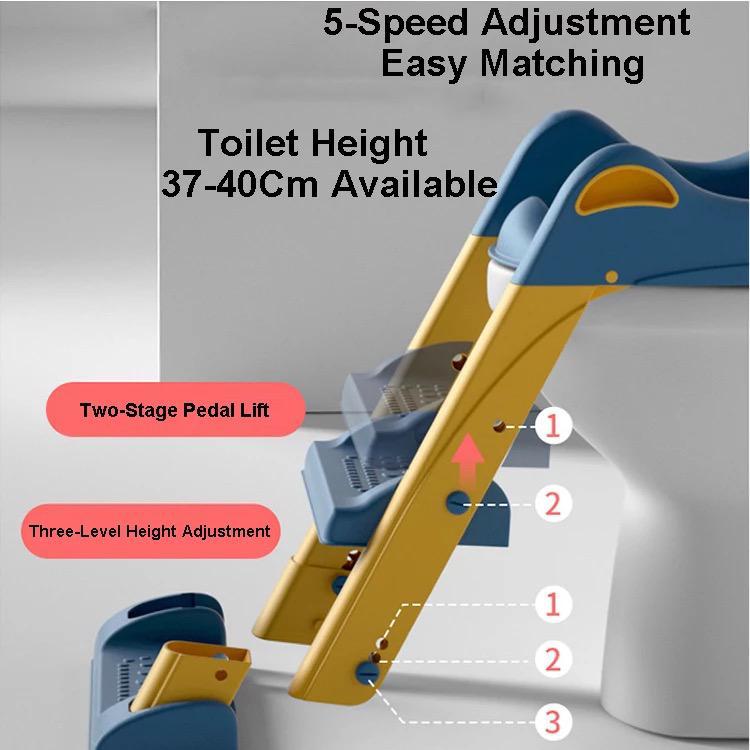 Toilet Ladder Potty Training Seat – Milky - L-003
