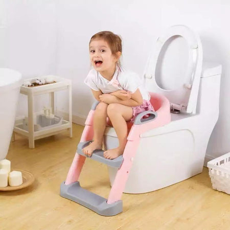 Toilet Ladder Potty Training Seat – Pink - L-003