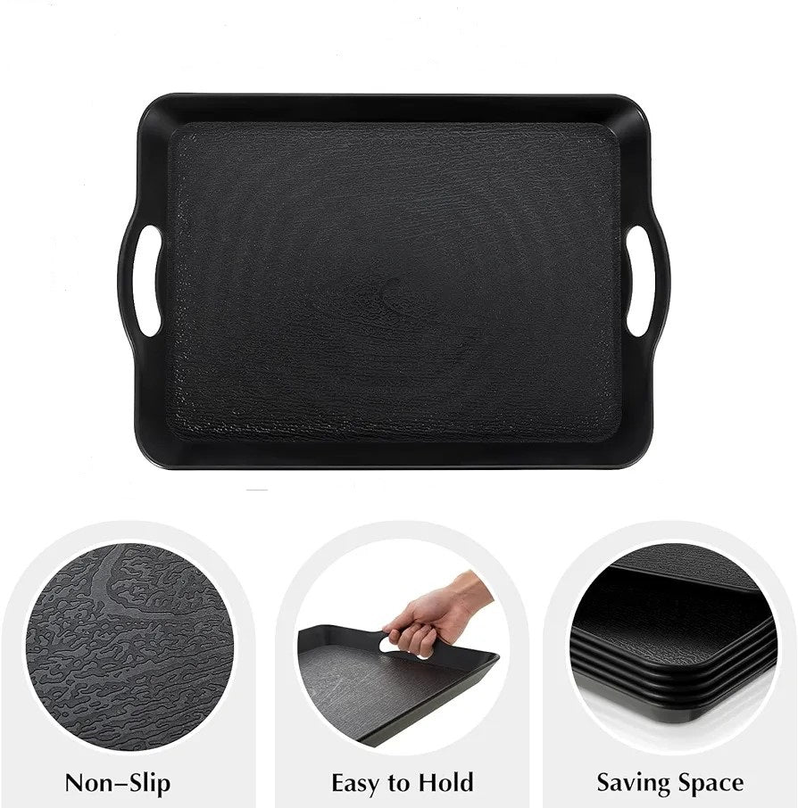 Imperial 2pcs Set Unbreakable Serving Tray With Handles/food Serving Tray image 3