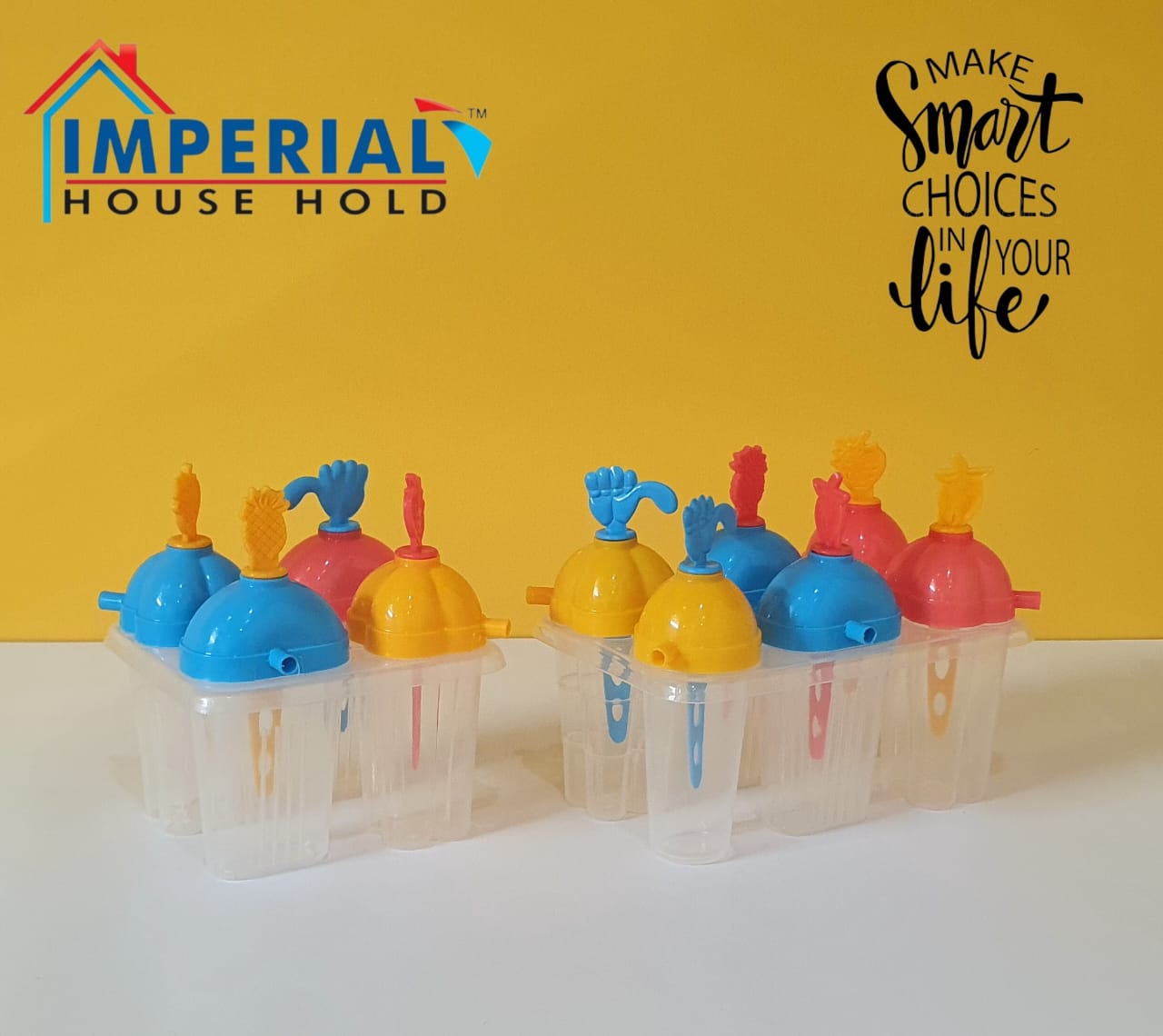 Imperial 6 Stick Rainbow Shape Icepopsicles/reusable  Ice Candy Maker/lolly Mold/kulfi Set Maker image 2