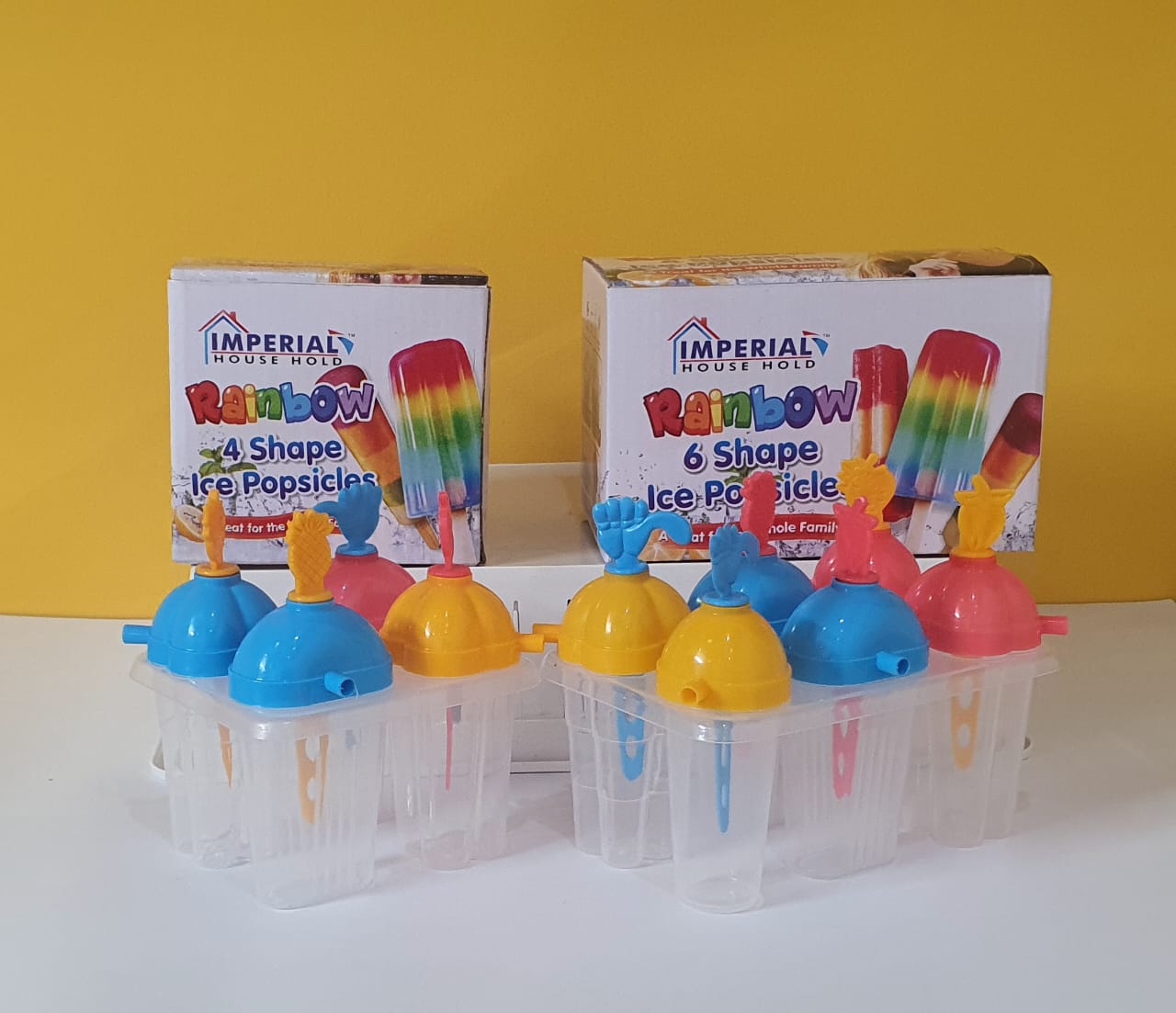 Imperial 6 Stick Rainbow Shape Icepopsicles/reusable  Ice Candy Maker/lolly Mold/kulfi Set Maker image 5