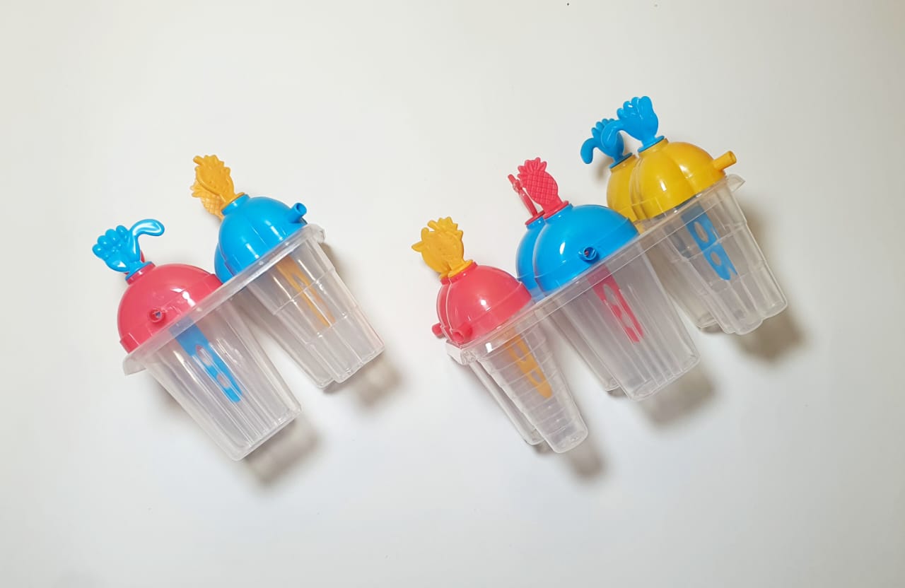 Imperial 6 Stick Rainbow Shape Icepopsicles/reusable  Ice Candy Maker/lolly Mold/kulfi Set Maker image 3