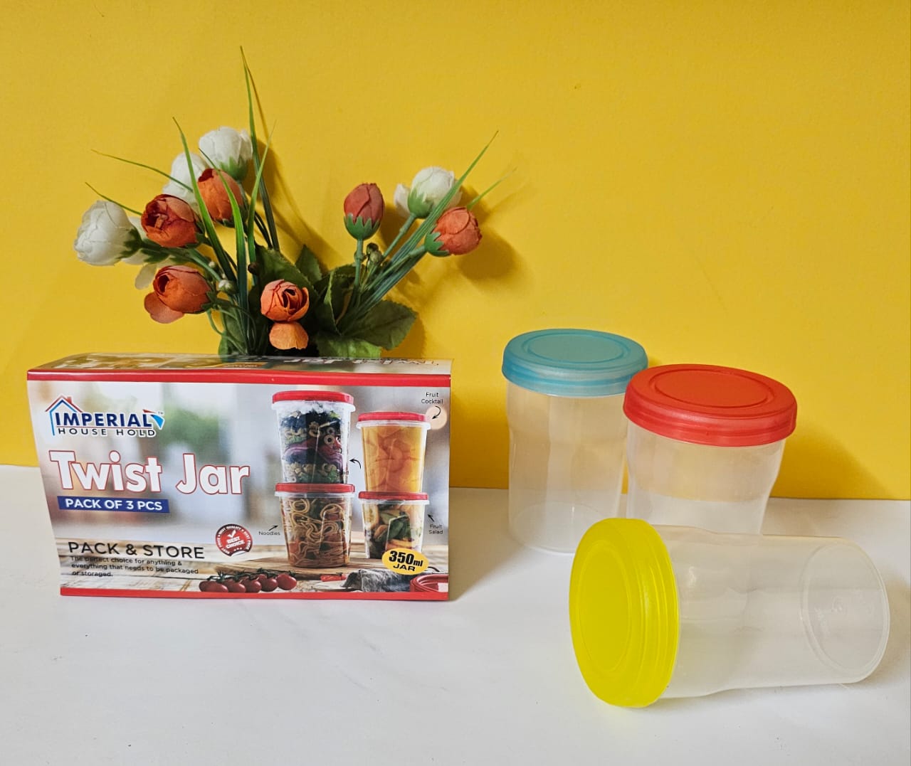 Twist Jar Pack Of 3pcs image 3
