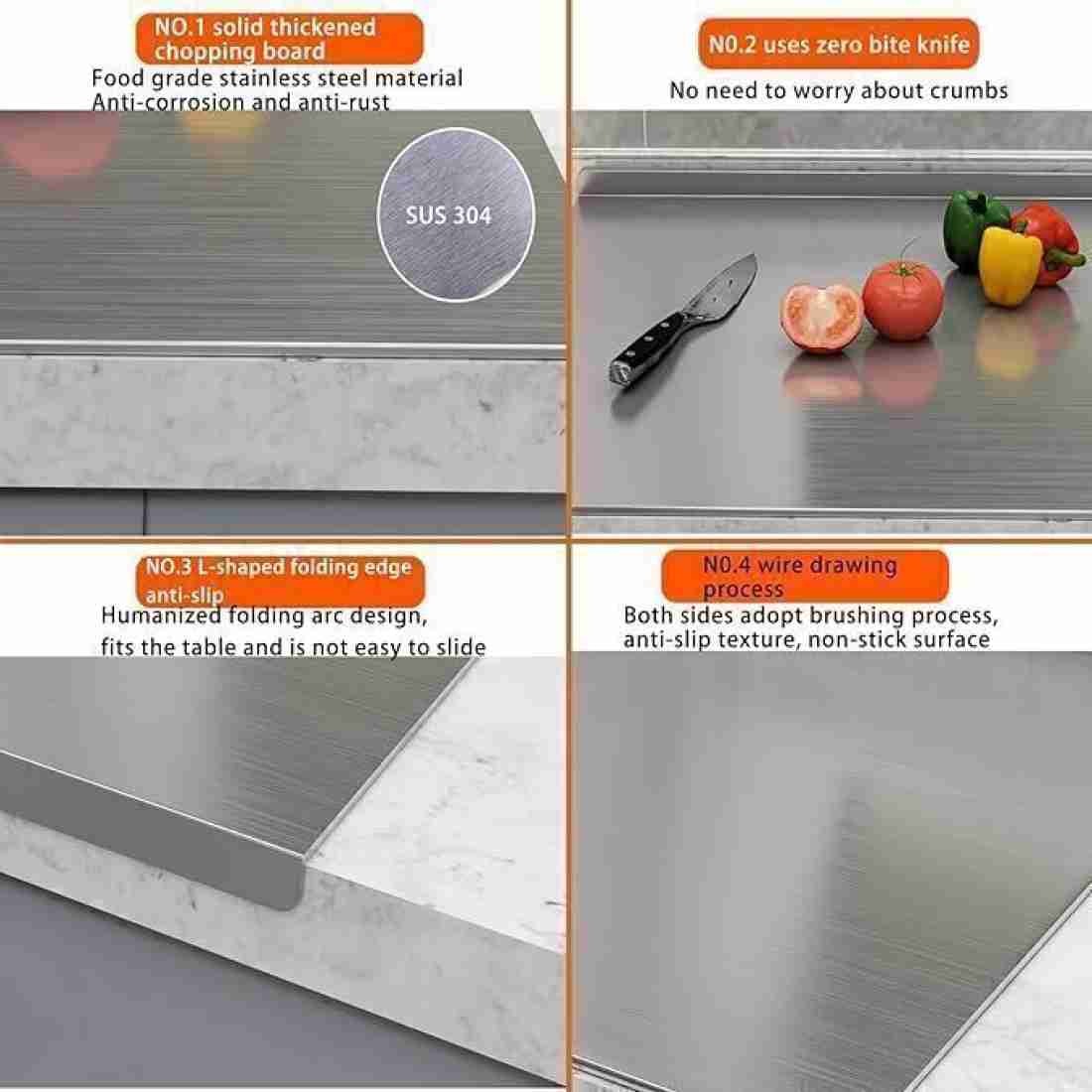 Imperial Non-magnetic Stainless Steel Cutting Board image 4