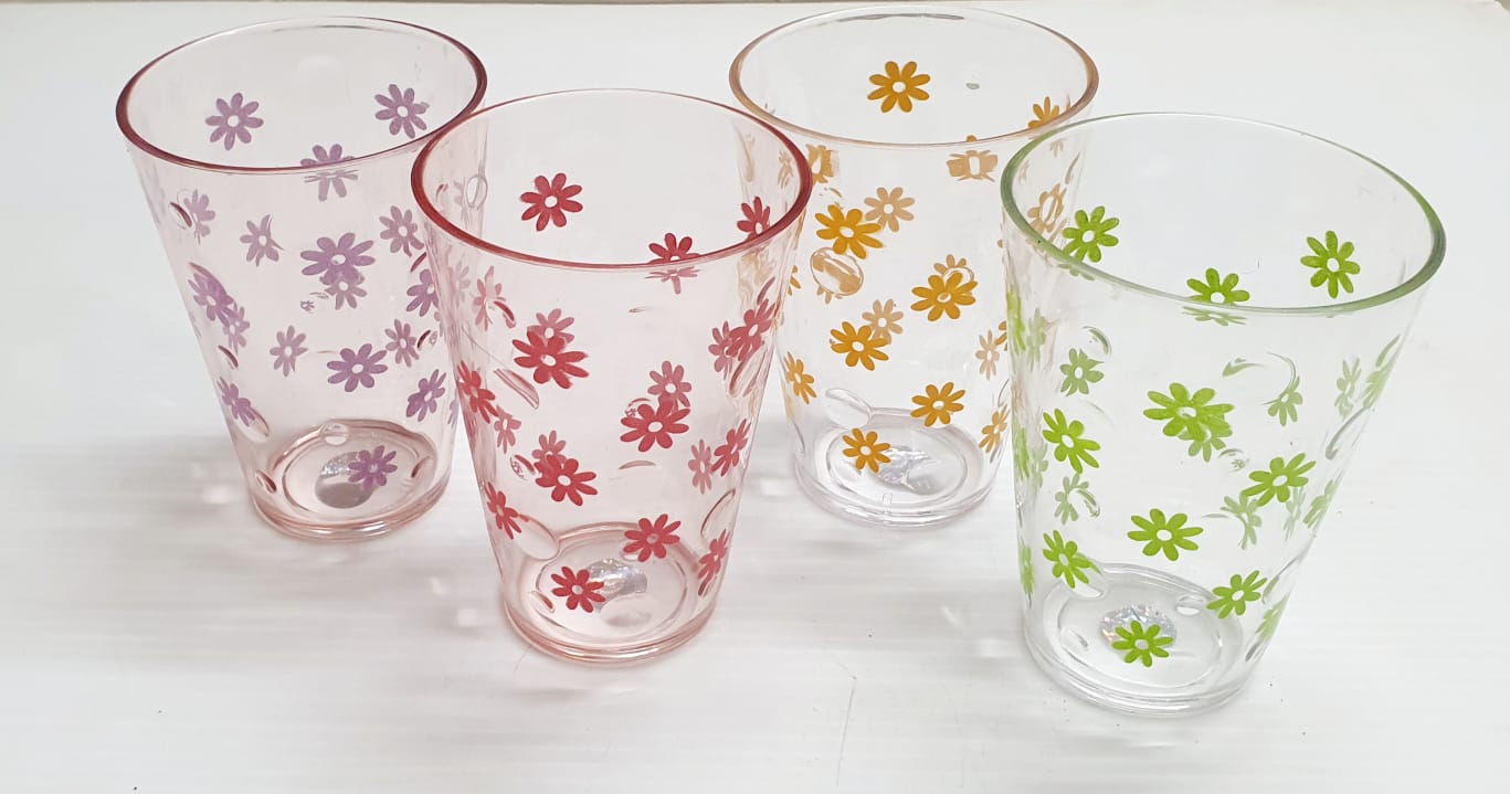 Party Acrylic Glass (Pack Of 2)-250ml/- image 4