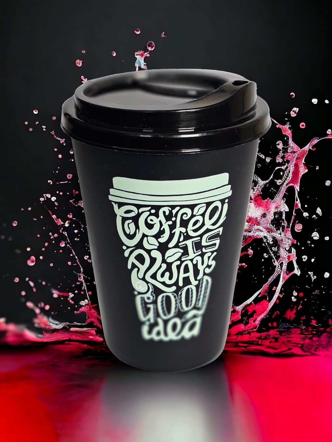 Reusable Coffee Travel Mugs with Spill-Proof Lid image 8