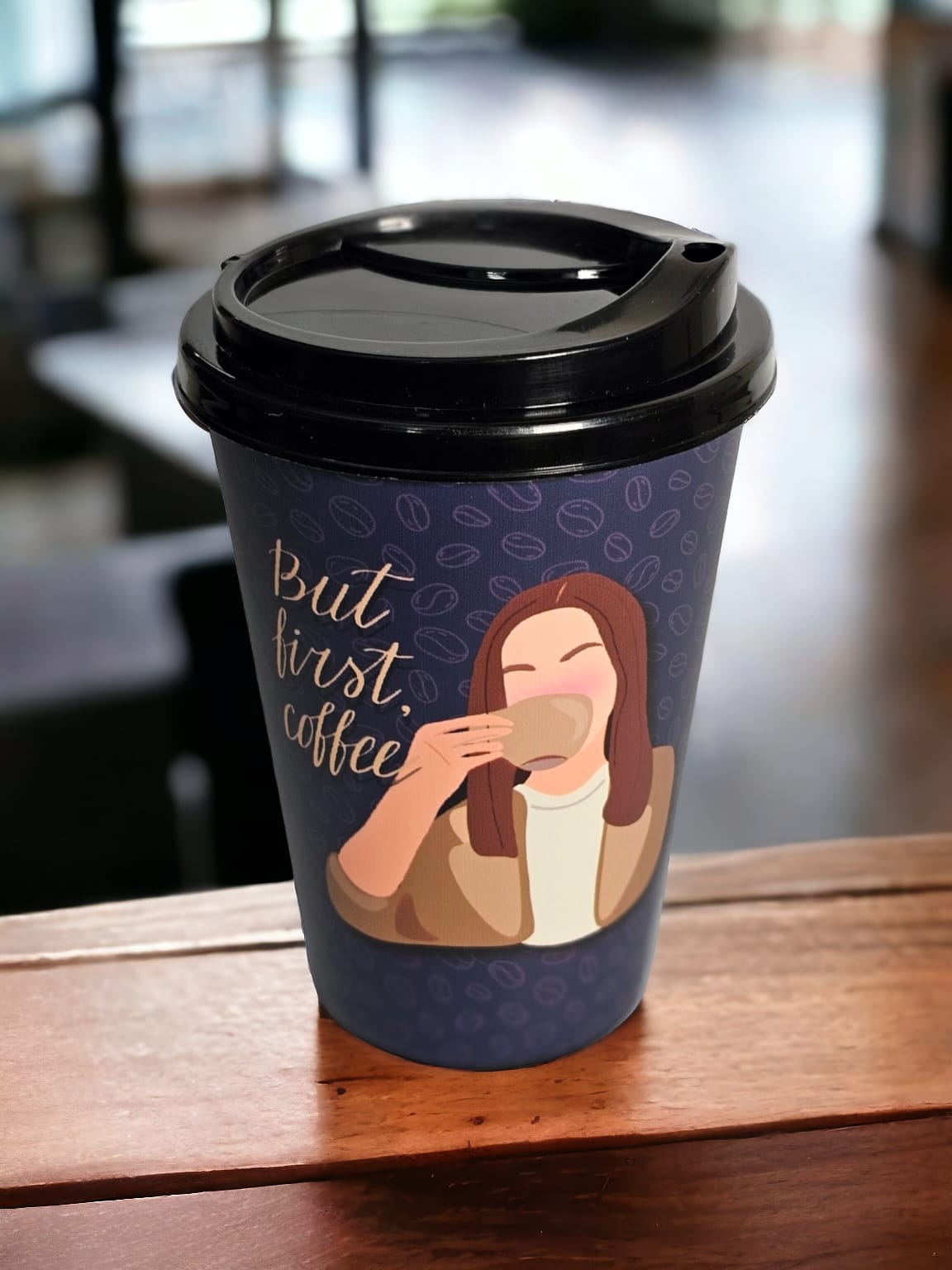 Reusable Coffee Travel Mugs with Spill-Proof Lid image 4
