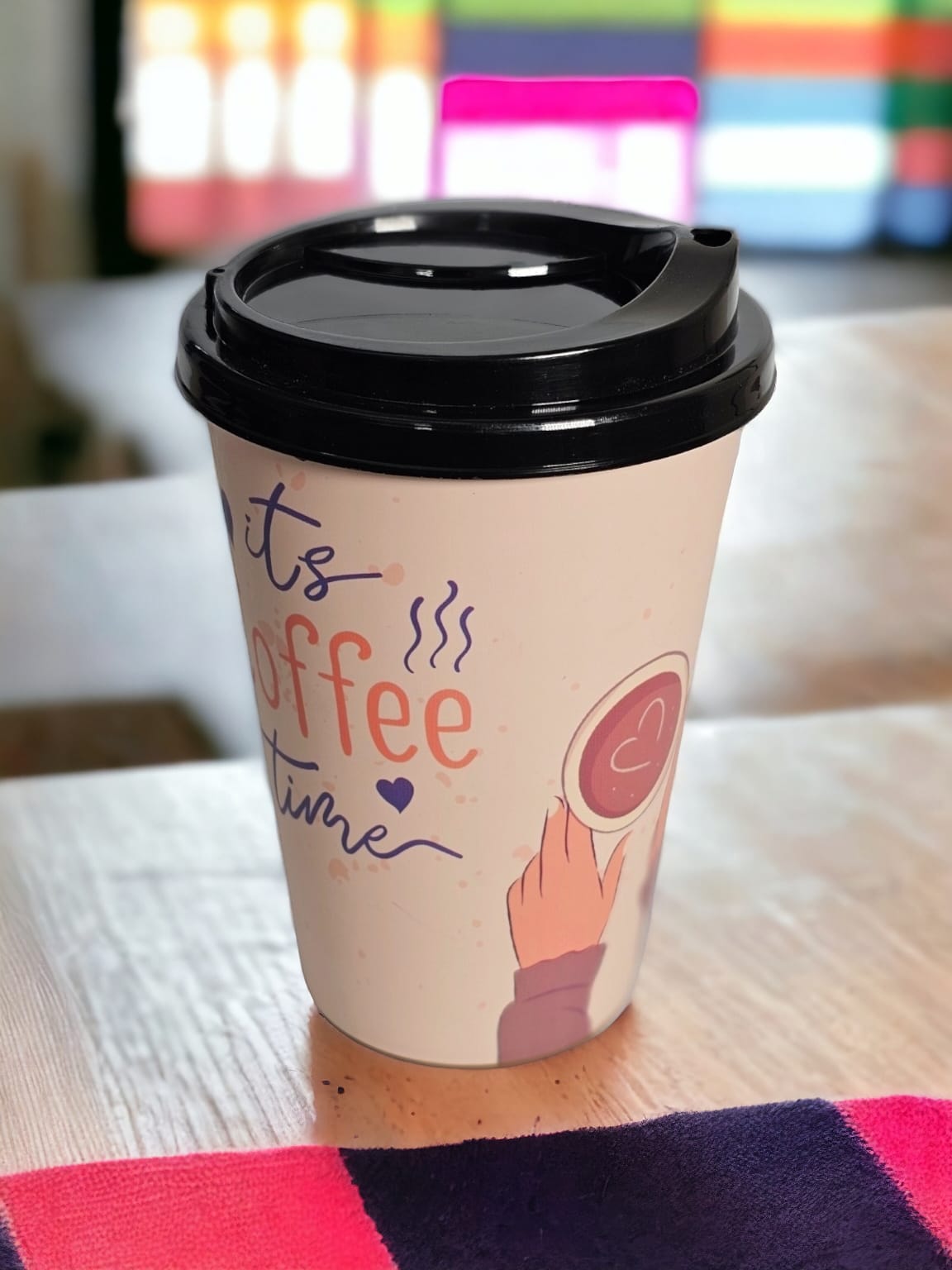 Reusable Coffee Travel Mugs with Spill-Proof Lid image 3