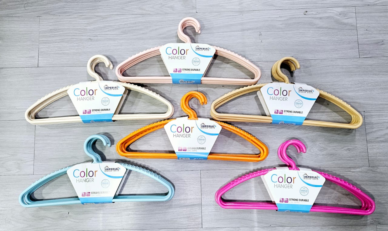 Premium Pure Plastic Hangers – 6 Pack image 3