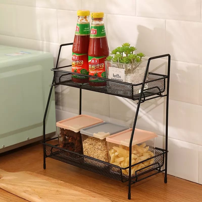 Imperial 2-Tier Metal Storage Rack – Multi-Purpose Organizer image 5