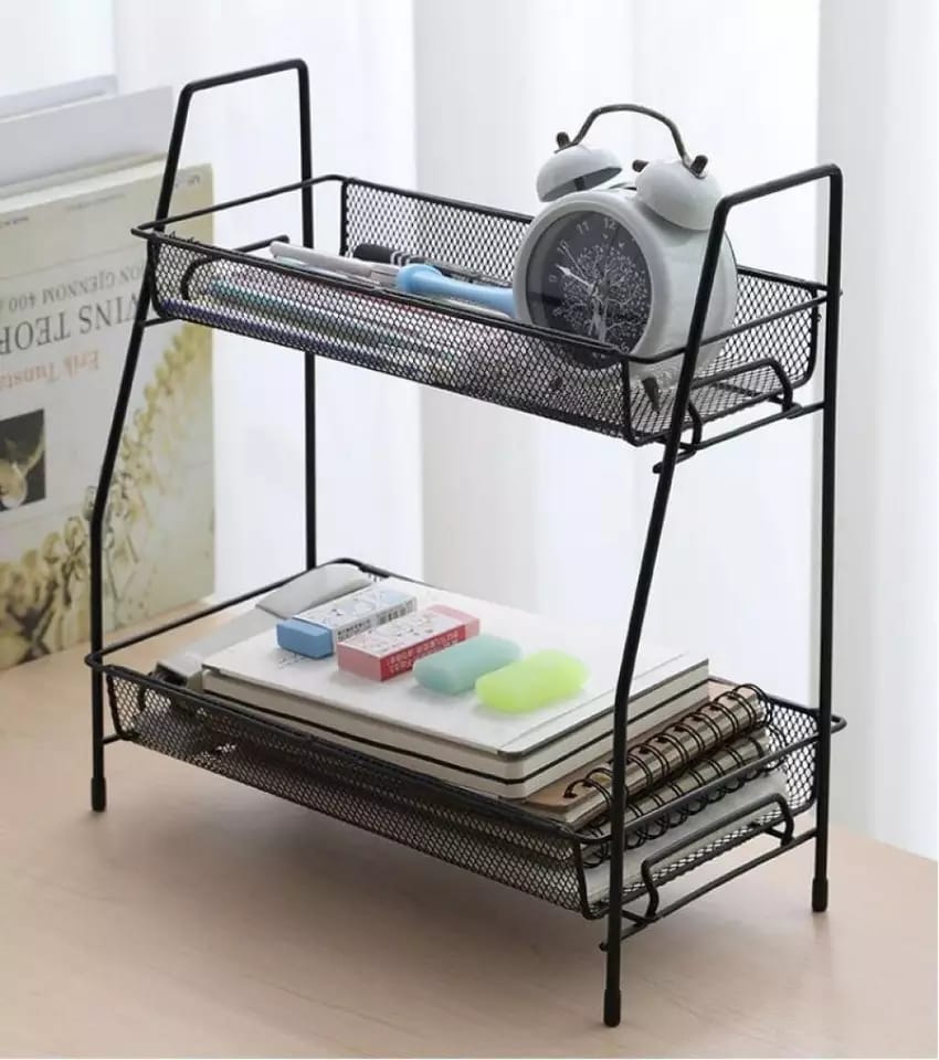 Imperial 2-Tier Metal Storage Rack – Multi-Purpose Organizer image 4