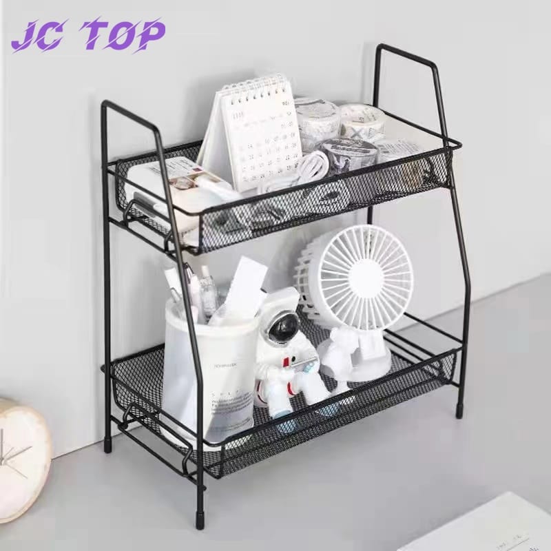 Imperial 2-Tier Metal Storage Rack – Multi-Purpose Organizer image 2