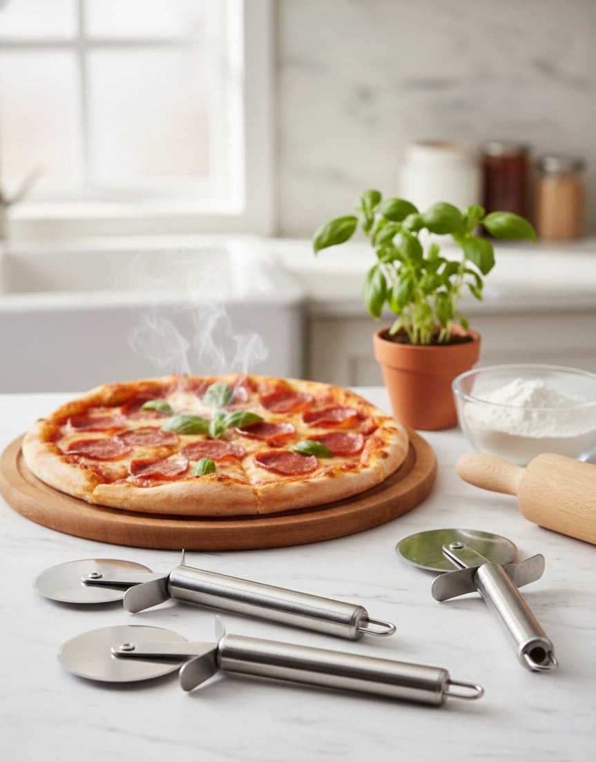 Stainless Steel Pizza Cutter Wheel image 2