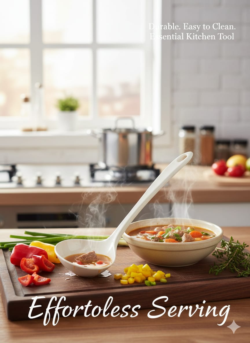 Elegant Non-Stick Soup Ladles image 2
