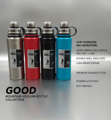 “GOOD” Vacuum Insulated Stainless Steel Water Bottle – Leak-Proof Outdoor Flask image 2