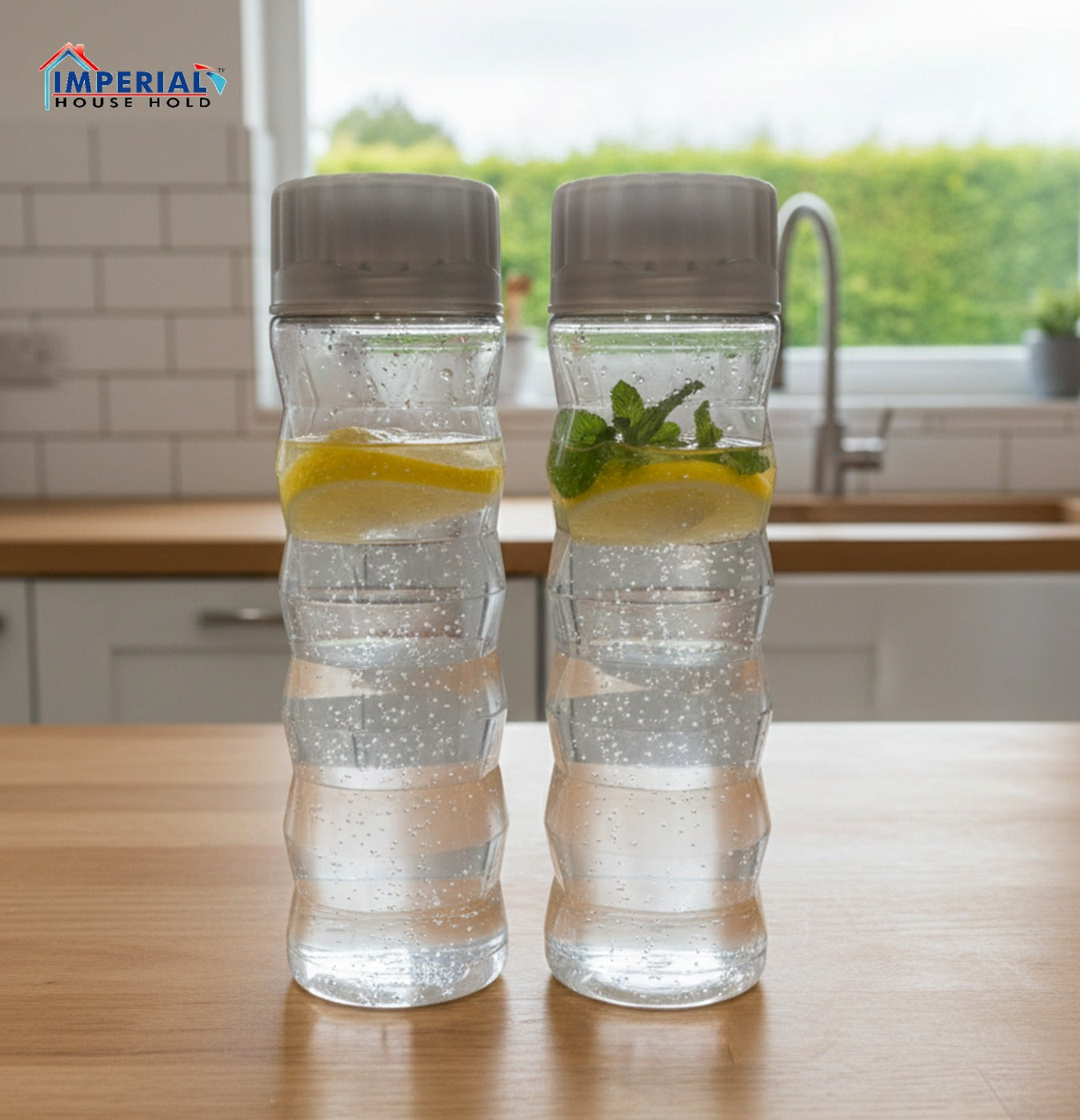 Unique Wave Series 2-Piece Water Bottle Set main image