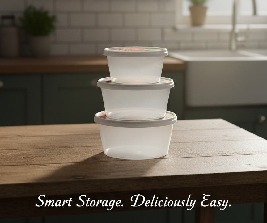 Easy-Seal Airtight Deli Containers (3-Piece Set) image 2