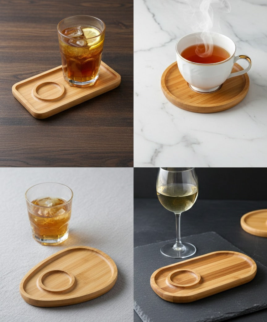 Bamboo Mug Coaster 1Pc image 2
