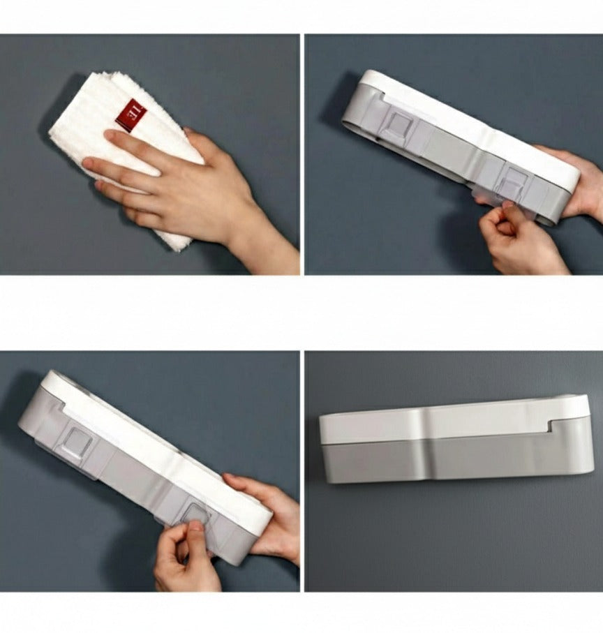 Space-Saving Adhesive Slipper Holder for Bathroom and Entryway image 2
