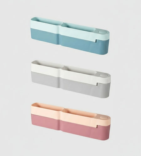Space-Saving Adhesive Slipper Holder for Bathroom and Entryway image 3