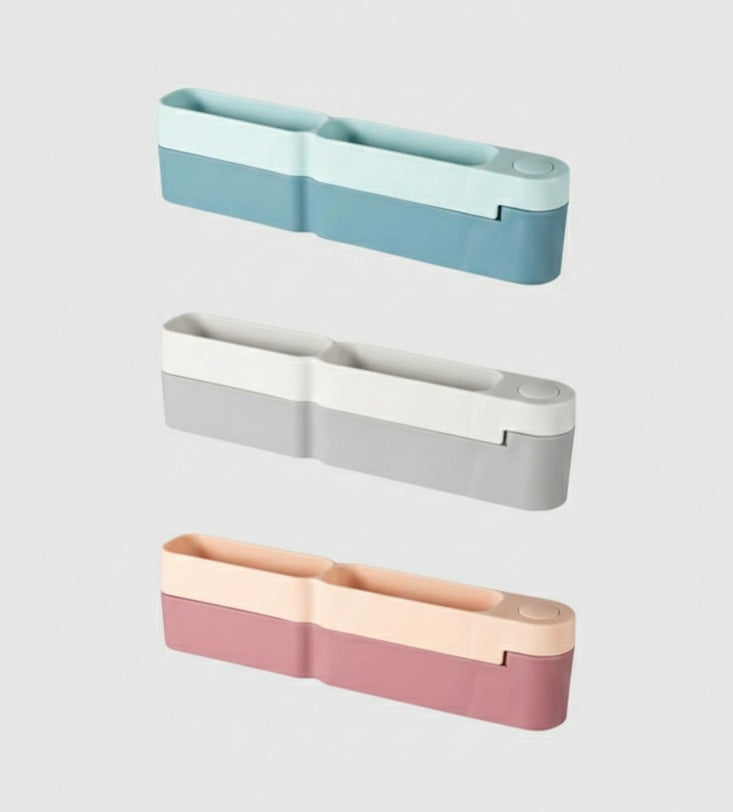 Space-Saving Adhesive Slipper Holder for Bathroom and Entryway image 3