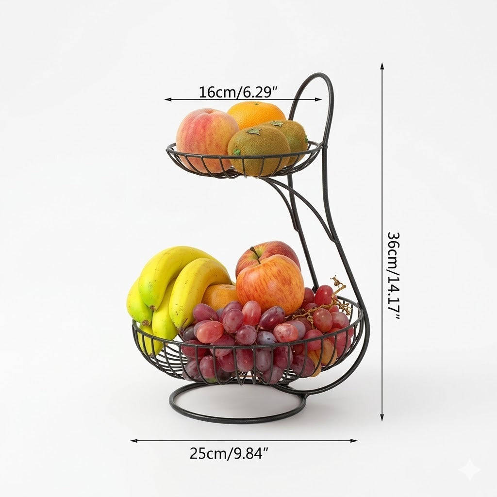 Double Layer Fruit Basket image 2