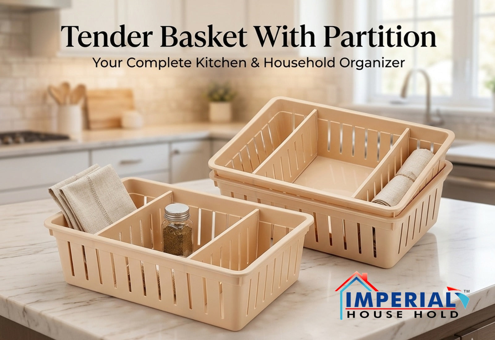Tender Basket with Partitions – The Ultimate Multi-Purpose Organizer image 5